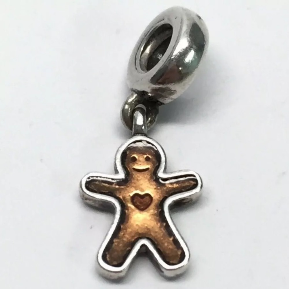 Pandora - Gingerbread Man Charm 🧡